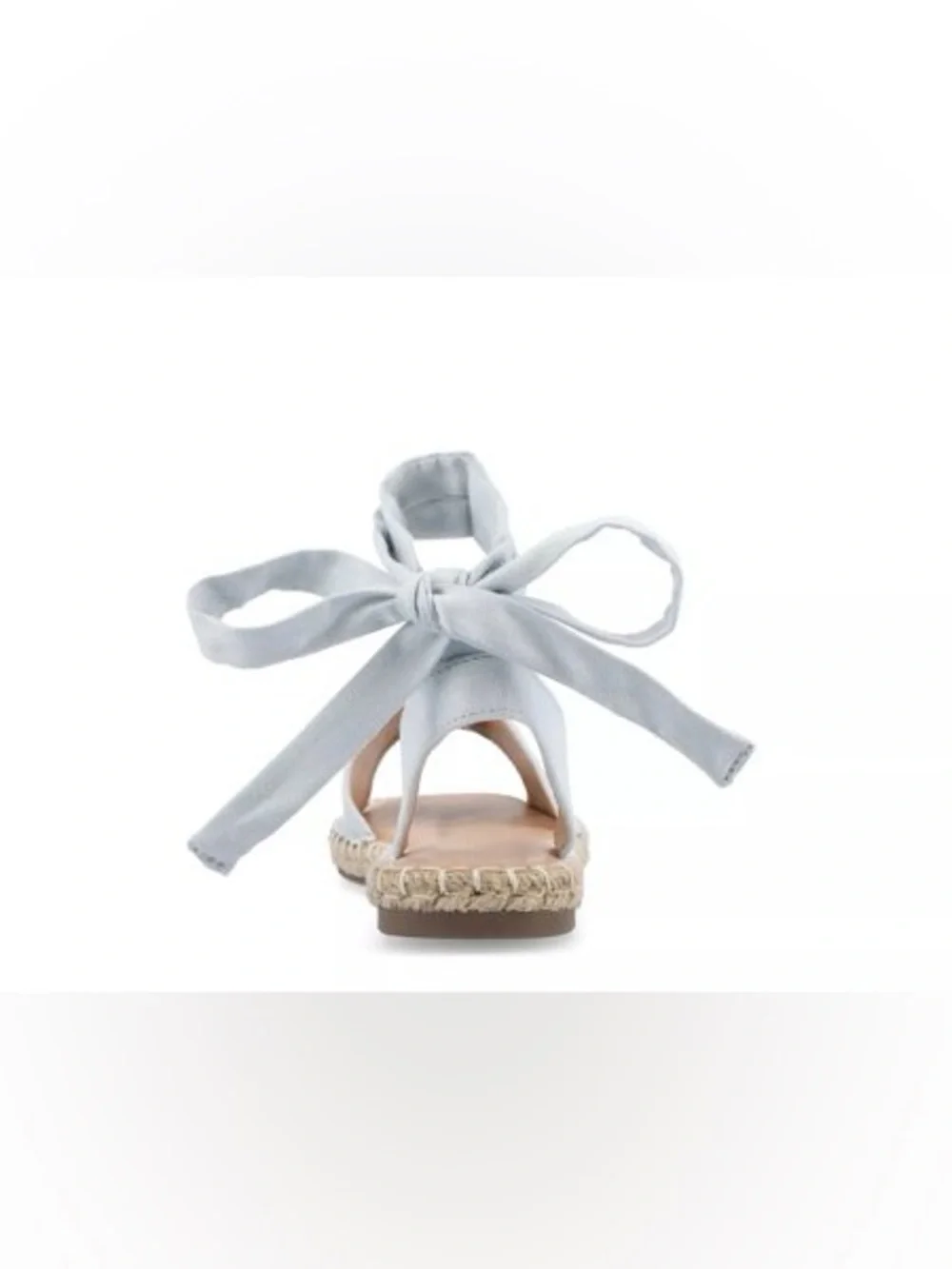 Journee Emelie Espadrille Sandal Light Blue